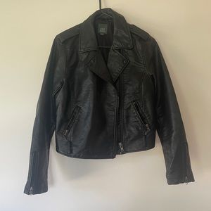 Wild fable moto leather jacket